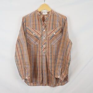 Vintage 70's Cottagecore Moody's Goose Cotton/Poly Wheat Tunic, Women's 11/12